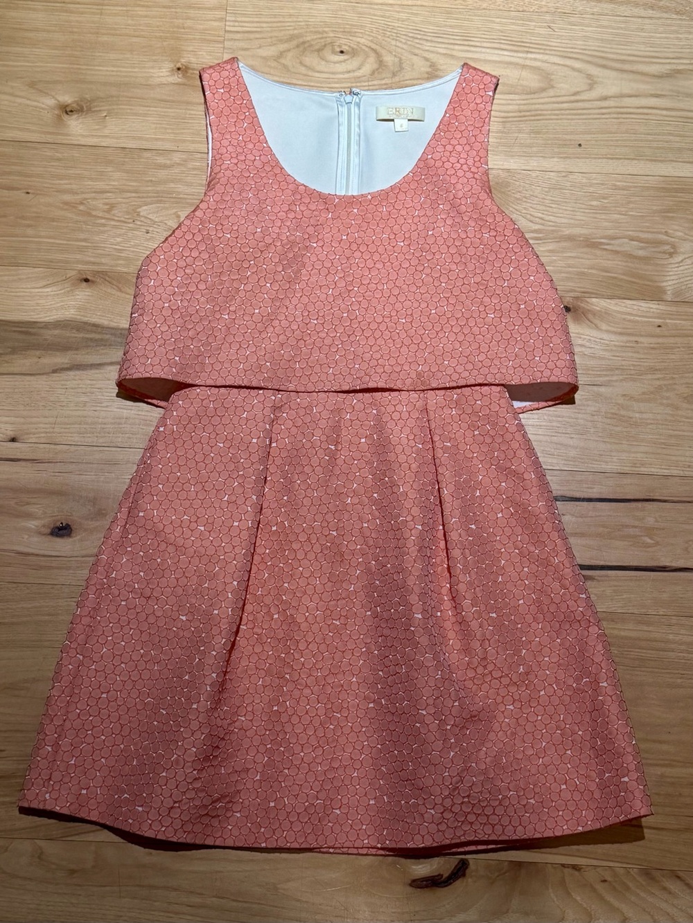 ERIN by Erin Fetherston Coral Textured Dress